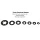thumbnail image 5 of Kit surtido de 280 arandelas de seguridad de estrella con dientes internos de acero al manganeso. Incluye: M3, M4, M5, M6, M8, M10 y M12., 5 of 5