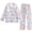 Multicolor, variant on Cotton Pajamas for Women Casual Long Sleeve Top with Long Pants Homewear Top and Long Pants Loungewear Pink,L