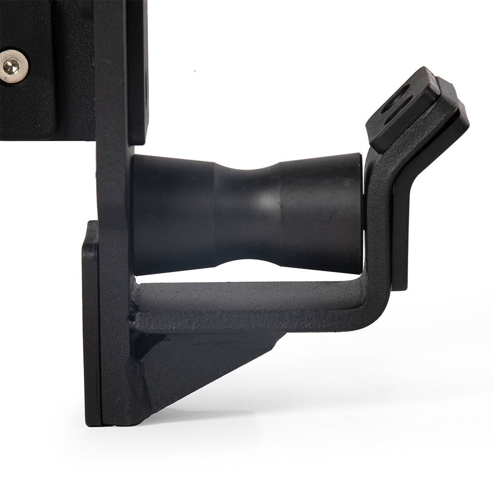 Titan Fitness T-3 Series Quick Release Roller J-Hooks, 1,000 LB Rackable Capacity, Fits 2" x 3" Uprights, 16mm Pop-Pin
