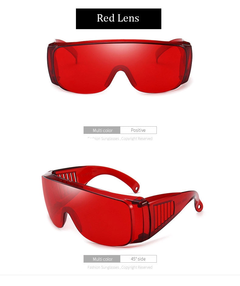 New Extra Large Fit Over Most Rx Glasses Sunglasses Safety Super Dark