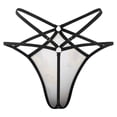 thumbnail image 5 of Sunflower Flowers on Old Fashioned Letters Romantic Open Type Women's Panties Crotch Opening G-strings Thongs Lingeries Underwear, 5 of 7