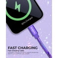 thumbnail image 4 of Liquipel Powertek iPad & iPhone Lightning Charger Cable, Fast Charging 6ft MFI, Neon Party, 4 of 8