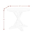 thumbnail image 2 of Picket House Furnishings Keaton Round Counter Height Dining Table, 2 of 9