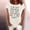 White, variant on Jacenvly 2024 new plus size womens clothes Leisure Women's Casual T-Shirt Funny Letter Printed Short Sleeve Tees breathable round neck blouse t-shirts womens summer Yellow