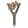 thumbnail image 4 of PBPBOX Wooden Bird Perch Stand with Sturdy Material for Parrot Exercise and Chewing, 4 of 8