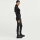 thumbnail image 4 of Body de Larga con para Mujer, Transparente, Ideal para Fiestas, Clubes Nocturnos. Negro S, 4 of 10