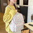 thumbnail image 4 of Bow Backpack Cute Preppy Daypack for Teen Girls College Travel Bookbag Stylish Large Capacity Rucksack, 4 of 6