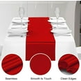 thumbnail image 5 of Wehilion 20 Pack Satin Table Runner 12 x 108 Inch Long Bright Silk Table Runner Smooth Fabric Table Decor Dinner Party Table Runner for Wedding Banquet Party Decoration, Red, 5 of 6