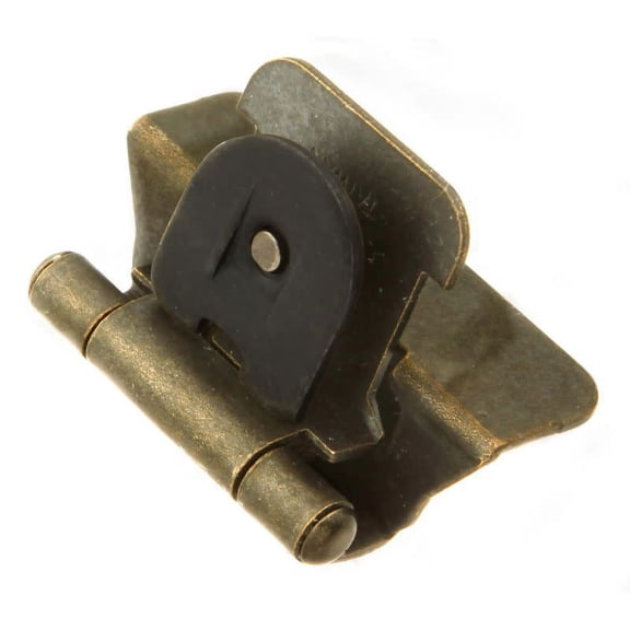 Hickory Hardware P5311-AB 0.25 in. Double Demountable Hinge, Antique Brass - Pack of 2