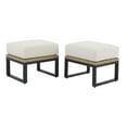 thumbnail image 3 of Better Homes & Gardens Ventura 2-Piece Outdoor Wicker Ottoman, Beige, 3 of 7