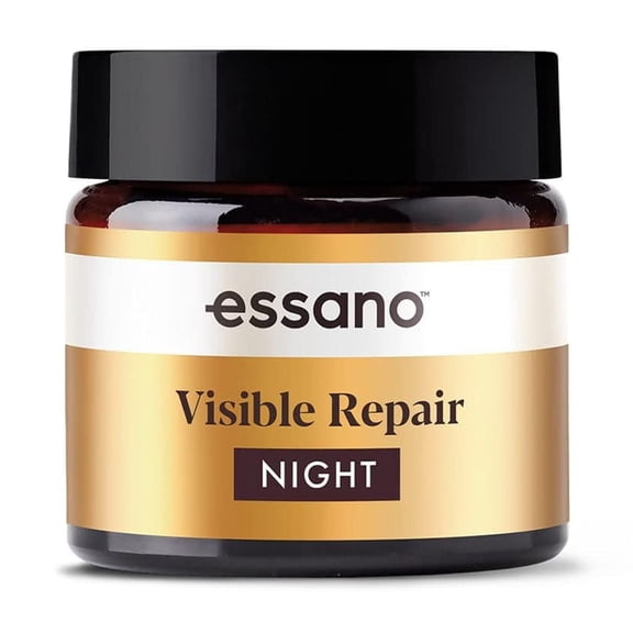 Essano Visible Repair Night Cream Face Moisturizer, Vitamin B3, Mature Skin Face Cream Supports Appearance of Fine Lines & Wrinkles, Cruelty Free, 50g