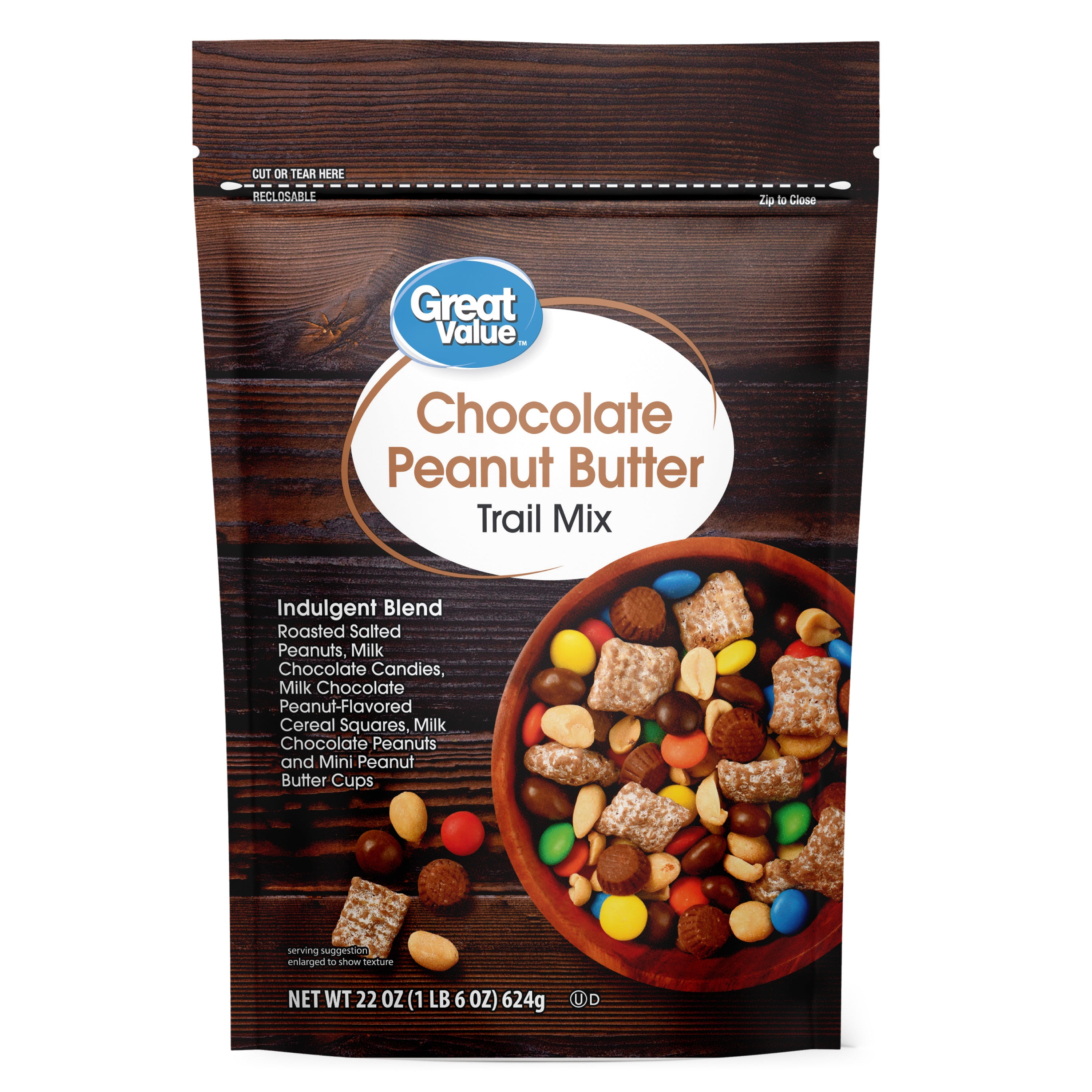 Great Value Chocolate Peanut Butter Trail Mix, 22 oz