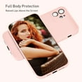 thumbnail image 3 of Silicone Case for iPhone 14 Pro Max 6.7 inch, Slim Liquid Silicone Case Shockproof Full Body Protection Phone Case with Anti-Scratch Microfiber Ultra Slim Soft Bumper Cover - Pink, 3 of 16