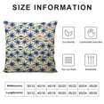 thumbnail image 5 of Nawypu  Mediterranean Art Pillow Covers, Blue Tile Pillow Case Decor, Farmhouse Tile Theme Cushion Pillowcase Cover for Sofa Couch Decorative, 5 of 5