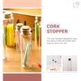 thumbnail image 3 of UPKOCH glass mini jars Glass Wish Container Transparent for Artists Home Decoration 12pcs, 3 of 8