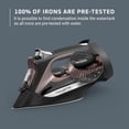 thumbnail image 4 of Rowenta Ultimate Steam Iron Retractable Cord 1725W Stainless Steel Microsteam, 4 of 8