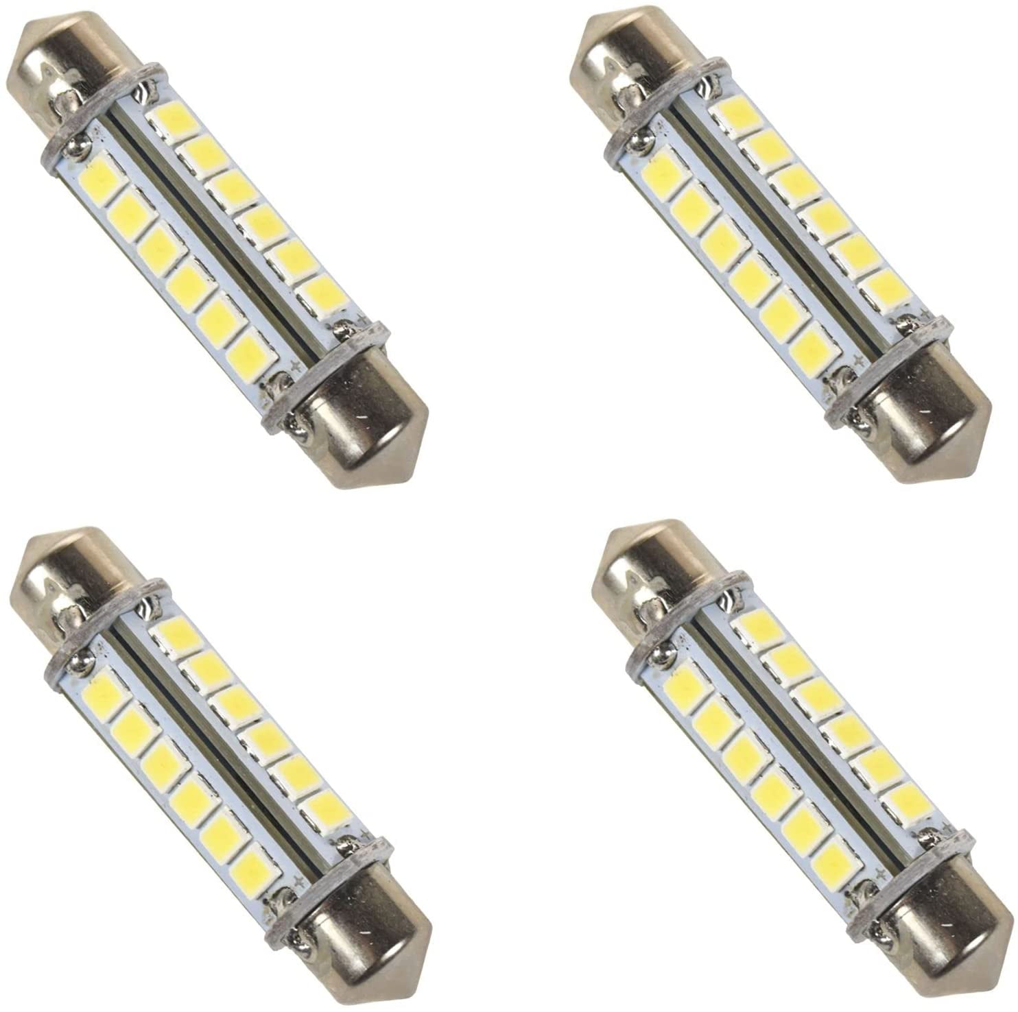 HQRP 4Pack 12V DC LED Upgrade Light Bulbs works with Norcold 632545