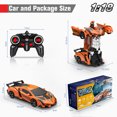 thumbnail image 3 of Growsly Lamborghini Transformer RC Car Toys, 2.4Ghz 1:18 Scale Remote Control Racing Car, for 4-12 Years Old Kids Boys Girls Adults, Orange, 3 of 6