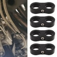 thumbnail image 1 of Hose Fitting Adapter, Reusable 8AN Fuel Line Mounting Clamp Compact Lightweight Sturdy Durable  for 1/2in Fuel Lines, 1 of 8