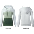 thumbnail image 2 of Women Casual Hooded Sweatshirts Fall Loose Lightweight Camouflage Long Sleeves Tops Cute Camo Crewneck Pullover M, 2 of 5