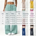thumbnail image 4 of Women's Cotton Linen Wide Leg Pants High Waist Drawstring Loose Flowy Pants with Pockets Lightweight Summer Beach Pants with Pocket Dark Gray, 4 of 9