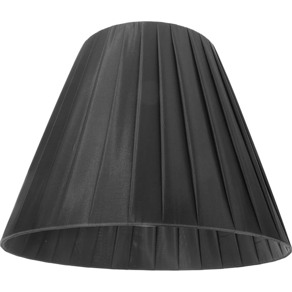 Milisten Replacement Shades For Lamps Black Fabric 1Pcs 9.4x7.5in