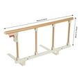 thumbnail image 2 of Bed Rails for Elderly Adults Foldable Rail Assist Safety for Single, Double, Queen, King, Bunk Beds, 2 of 20