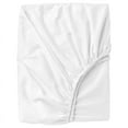 thumbnail image 1 of Fitted Sheet Only - RV King Size, White Color 300-Thread-Count Egyptian Cotton 12-inch Deep Pockets 1-PC Bottom Fitted Sheet, 1 of 7