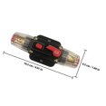 thumbnail image 2 of SHOWERORO 1Set Metal Plastic Rectangular Fuse Holder for Car Audio System Circuit Protection 11.8X4.3X4.0in, 2 of 8
