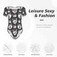 thumbnail image 4 of Balery Husky Body de cuello redondo de manga corta para mujer Tops de manga corta Tops básicos-Medium, 4 of 7