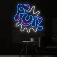 thumbnail image 2 of C-craft Fun Text Led Neon Sign for Kids Room Decor Lights for Bedroom, 2 of 5