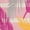Pink, variant on Unique Loom Aruba Outdoor Collection Area Rug - Barcadera (3' 3" Round Pink/Ivory)
