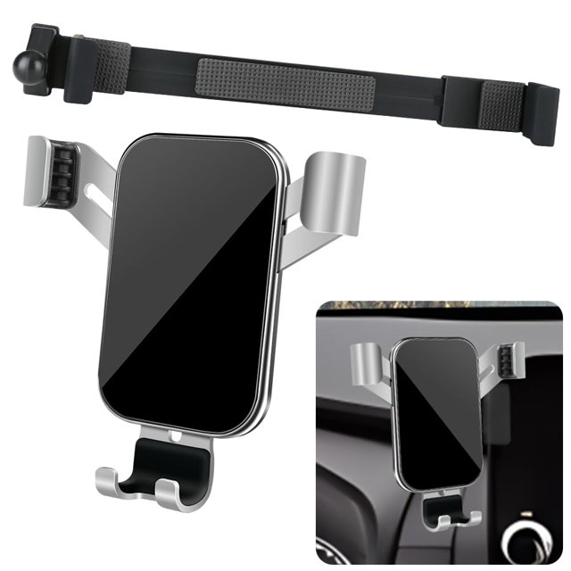 Soporte de teléfono de coche LUNQIN para Mitsubishi Outlander de 8 pulgadas