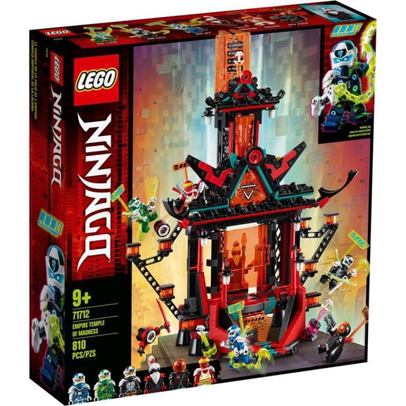 Pre-Owned LEGO NINJAGO Empire Temple of Madness 71712 Ninja Building Kit (810 Pieces)