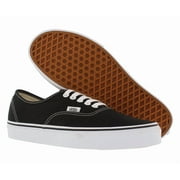 Vans Authentic VN000EE3BLK1 Mens Black & White Skateboarding Shoes HS3735 (9)