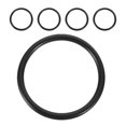 thumbnail image 1 of Black Rubber Ring for Buddhist Sound Bowl Meditation Accessories Lightweight and Durable 5pcs Set, 1 of 4