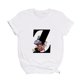 thumbnail image 3 of Gibobby Casual Playera de Manga Corta para Mujer Cuello corto Fashion Casual T imprimir Round Top Mujeres camisas femeninas(Azul,M), 3 of 4