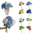 thumbnail image 1 of SCZ Flores artificiales de hortensias para exteriores, plantas falsas resistentes a los rayos UV, flores de plástico sintético para plantas colgantes en interiores y exteriores, jardín, 1 of 5