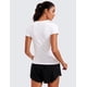 thumbnail image 2 of Remera CRZ YOGA Deportiva Sin Costuras de Manga Corta Blanca XL, 2 of 5