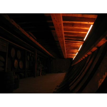 Ships Hull - LAMINATED POSTER Dark Light Ship Wood Museum Belly Hull Seafaring Poster Print 24 x 36
