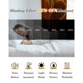 thumbnail image 5 of Burnt Orange Blackout Curtains 54 Inches Long for Bedroom, Sparkle Gold Stained Floral Flower Art Thermal Insulated Room Darkening Black Out Window Curtain Panels Grommet Drapes for Living Room, 5 of 8