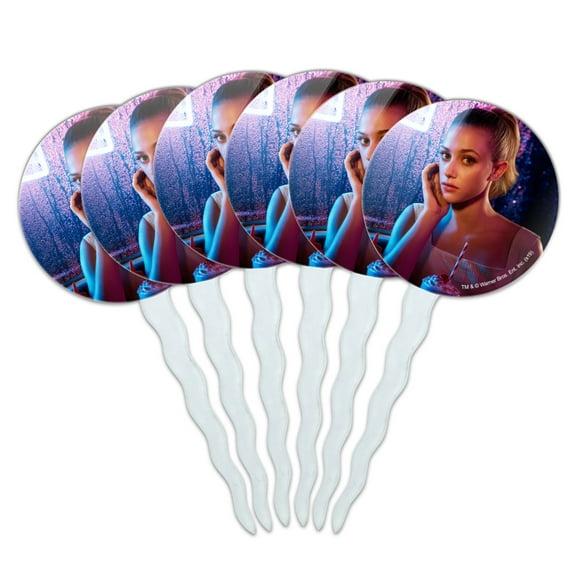 Riverdale Betty Character Cupcake Picks Toppers Decoration Set of 6