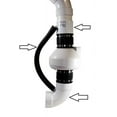 thumbnail image 2 of Radon Mitigation Condensation Bypass Kit for 3" sch 40 pipe (condensate drain collar + 90 elbow), 2 of 2