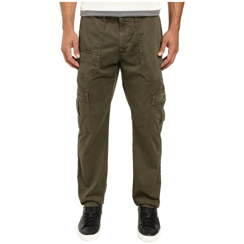 black slim cargo pants