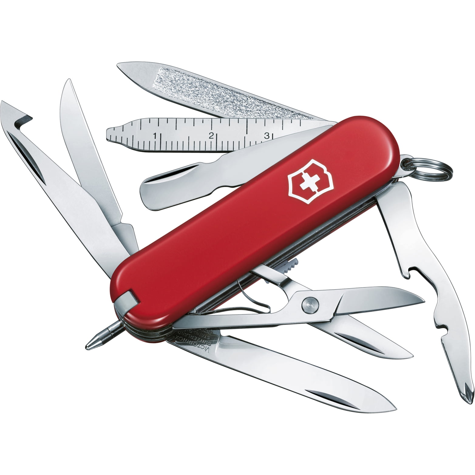 mooi bedrag uitzetten Victorinox Swiss Army Tinker 12 Function Red Pocket Knife 1.4603 -  Walmart.com