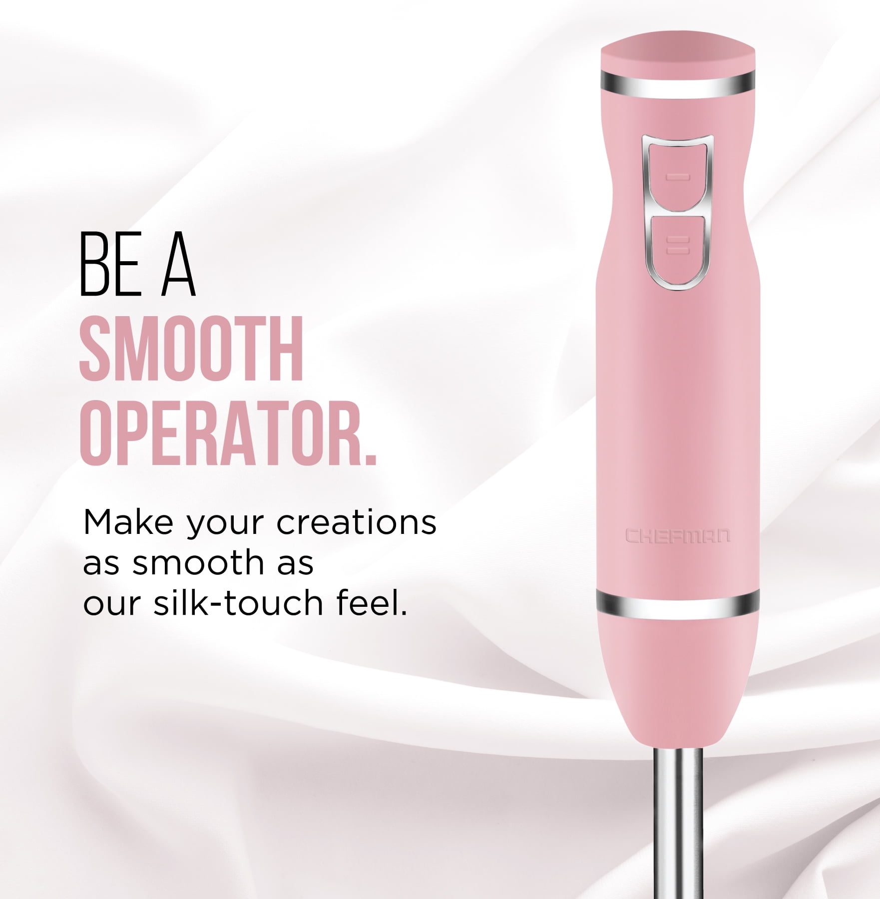  Smooth Operator Pink Handheld Electric Whisk, Milk