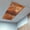 Burnt Orange, variant on Blue Fluorescent Light Covers, Retro Oil Painting Modern Abstract Art Aesthetics Magnetic Light Covers for Ceiling Lights, Fluorescent Ceiling Shade Filters for Classroom Bedroom Office 4x2Ft x 3PCS