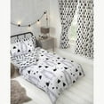 thumbnail image 2 of Gris Negro Blanco Bosque Montaña Oso Kids Bedding Toddler Twin o Full Duvet, 2 of 7