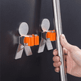 thumbnail image 4 of Support Mural Résistant à la Rouille, Porte-Balai en Acier Inoxydable pour Organiser les Outils de Jardin, Assurant une Installation Sans Dommage, 4 of 6