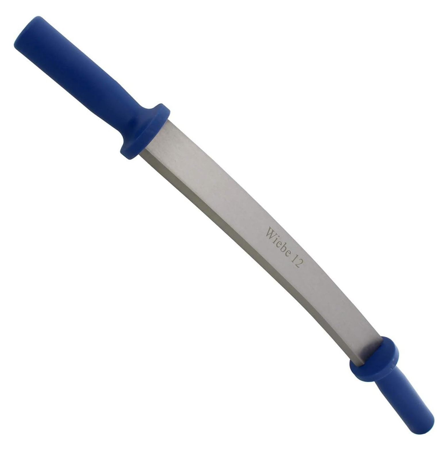 12 Inch Fleshing Knife Hide Tanning Fleshing Tool – Dual Handle Hide Scaping Flesher Tool Leather and Taxidermy Supplies